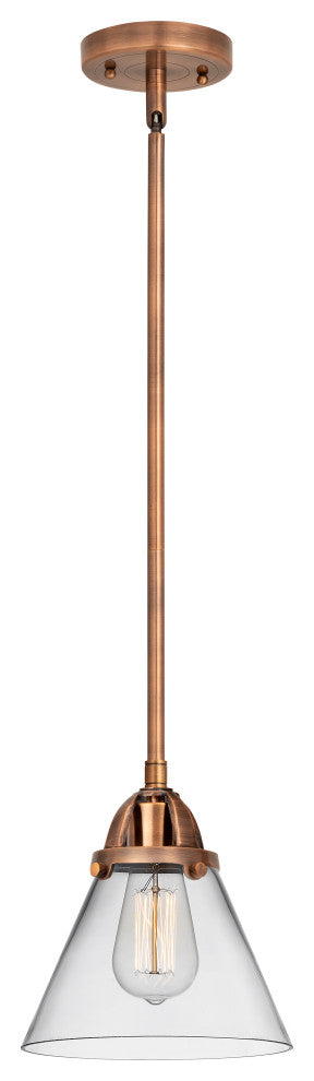 INNOVATIONS LIGHTING 288-1S-AC-G42-LED Large Cone 1 Light 7.75 inch Mini Pendant