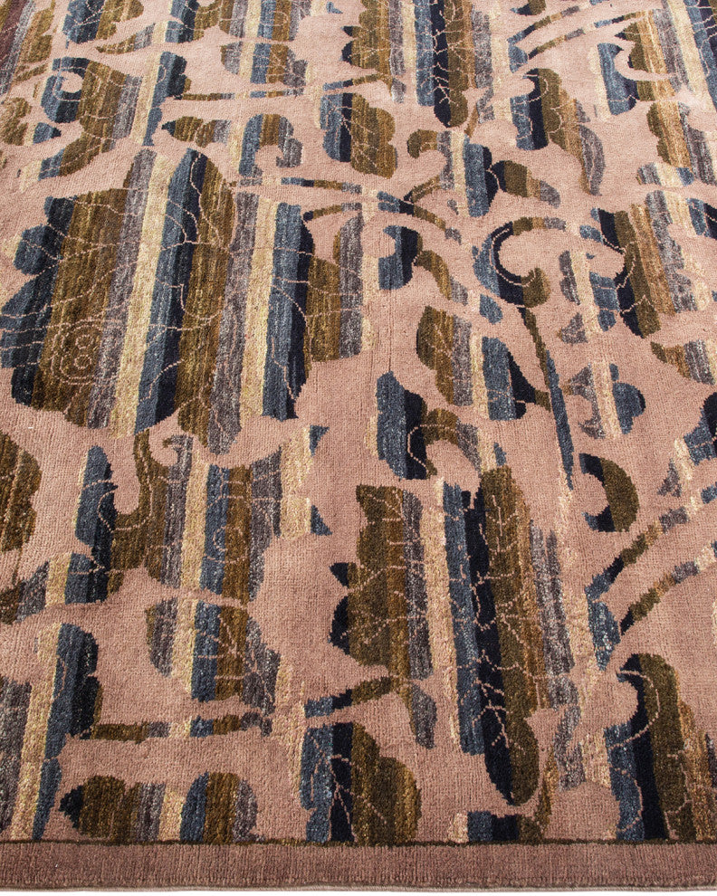 Eclectic, One-of-a-Kind Hand-Knotted Area Rug Beige, 4' 2 x 6' 0