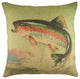 Trout Burlap Pillow