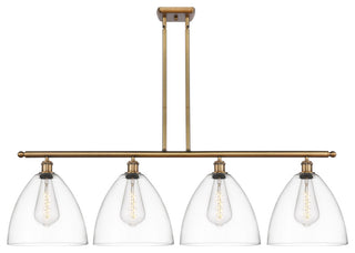 Innovations 516-4I-BB-GBD-122 4 Light Island Light, Brushed Brass