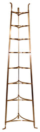 Handcrafted 8-Tier Gourmet Cookware Stand Brushed Copper