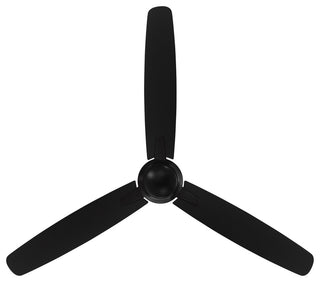 Blitzen Indoor/Outdoor 3-Blade Smart Ceiling Fan, Matte Black, Without Light