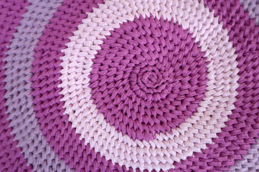 Handmade Contemporary ORA French Braided Rug 2.4', 73cm, 2021