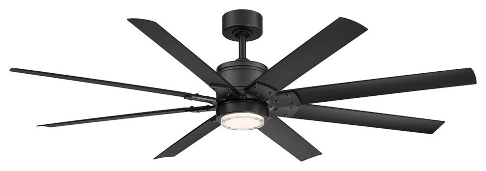 Renegade 8-Blade Ceiling Fan, Matte Black