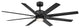 Renegade 8-Blade Ceiling Fan, Matte Black