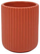 Ceramic Flower & Plant Vase, 3.0"L x 3.8"H x 3.0"W, Red