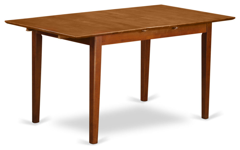 5 Pc Small Kitchen Table Set Table With Leaf And 4 Chairs For Dining Room