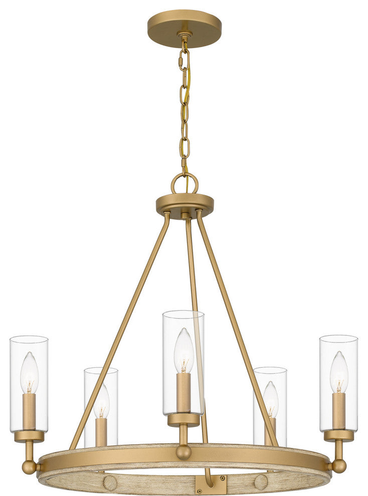 Quoizel KEL5025NWS 5-Light Chandelier, Kelleher