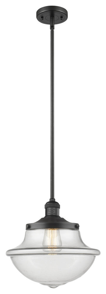 INNOVATIONS LIGHTING 201S-BK-G542CL-LED Large Oxford 1 Light Pendant