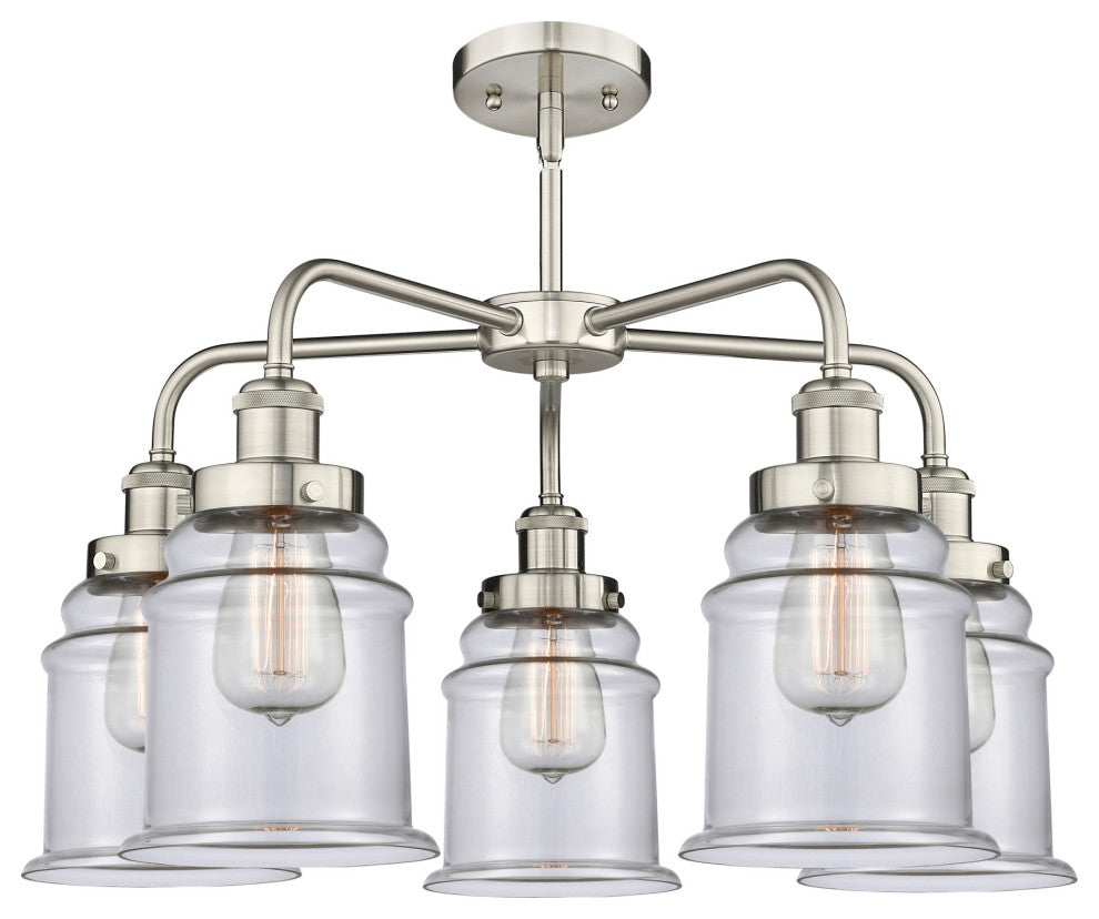 Innovations Lighting 916-5CR-17-24 Canton Chandelier Canton 5 - Oil Rubbed