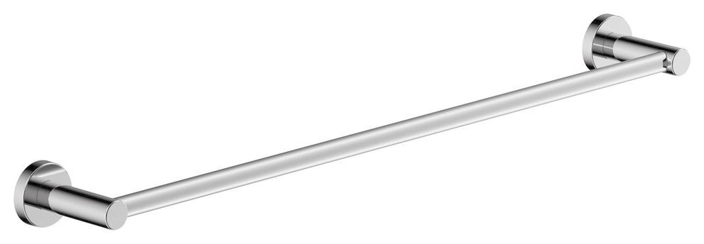 Dia 24 Inch Towel Bar with Mounting Hardware, Chrome