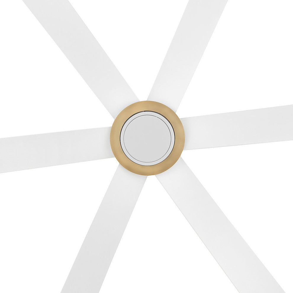 Hinkley Andros 64" Led Smart Fan, Matte White