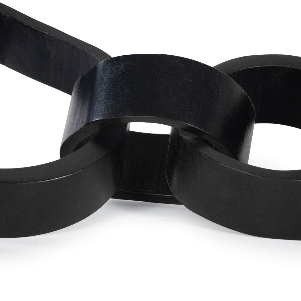 Wooden Links Centerpiece, Black