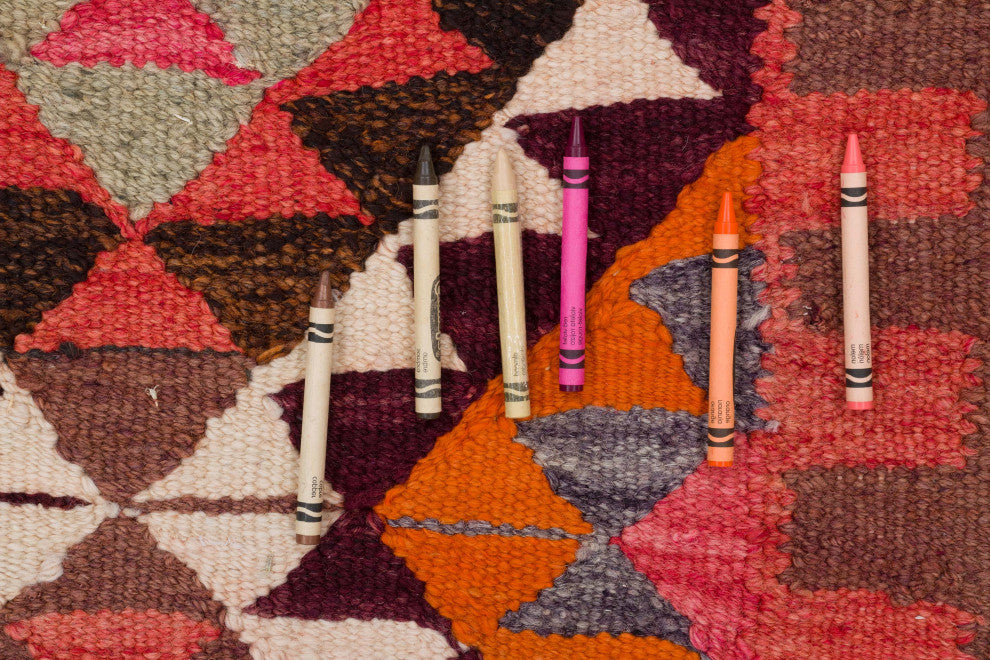 Vintage Turkish Kilim Runner 3' 5" x 10' 4", 41 in. x 124 in.