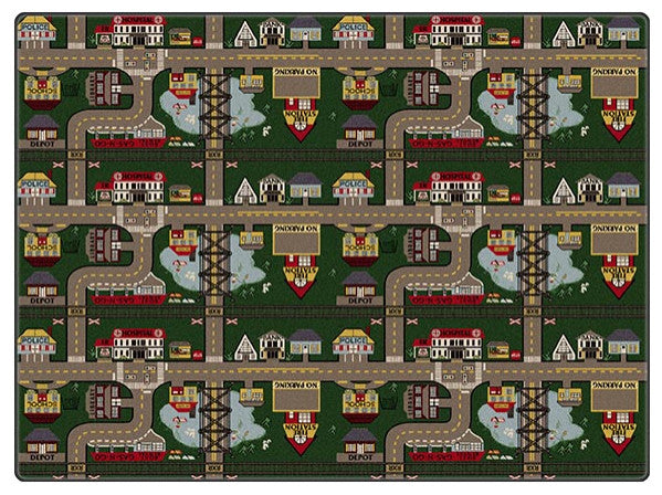 Flagship Carpets FM178-42A 6'x12' Places To Go Rug, Tranquility