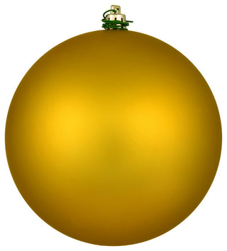 Vickerman N592046Dmv 8" Medallion Gold Matte Ball Ornament