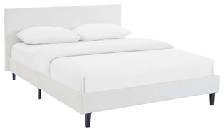 Anya Full Bed - White