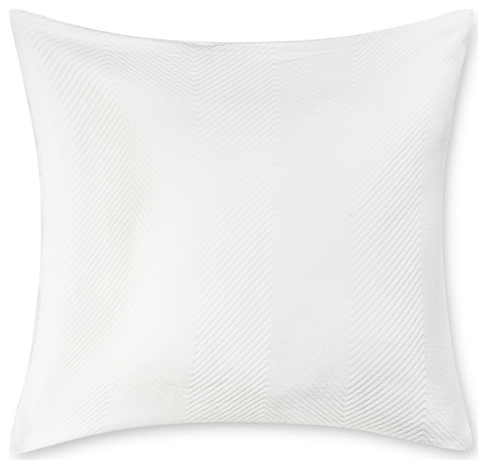 Coast Lattice Shams, White, Euro