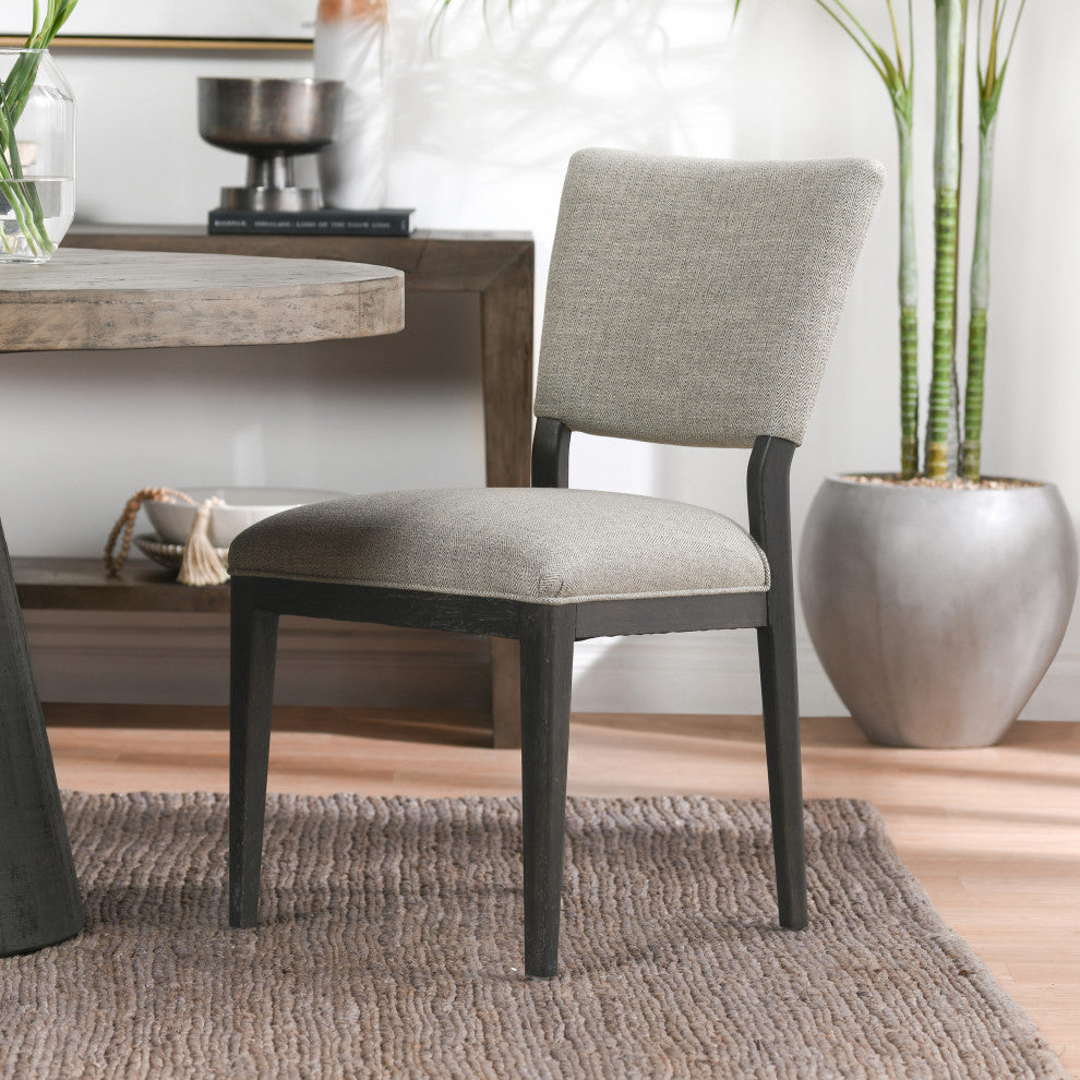 Phillip Upholstered Fabric Dining Chair, Set of 2, Sand