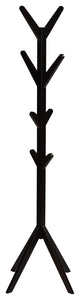 Cortesi Home Gunther Wooden Coat Rack Tree, Dark Espresso 8-Hooks
