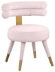 Fitzroy Velvet Upholstered Dining Chair (Set of 2), Pink