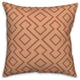 Terracotta Diamond 18x18 Spun Poly Pillow