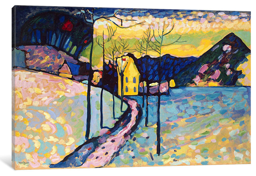 "Winter Landscape" Wrapped Canvas Art Print, 26x18x1.5
