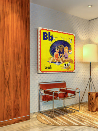 "Beach" Painting Print on Canvas by Curtis