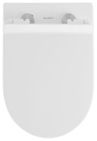 St. Tropez Back to Wall Concealed Tank Toilet Bowl Bundle, Glossy White