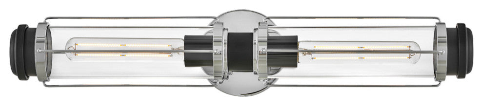 Hinkley Masthead Two Light Vanity, Chrome