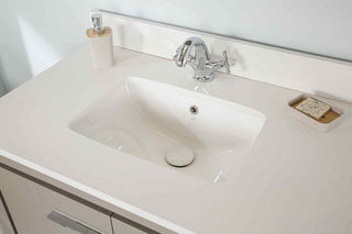 Mila Collection 36" Bathroom Vanity With Sink, Mirror, Countertop, Ash Gray