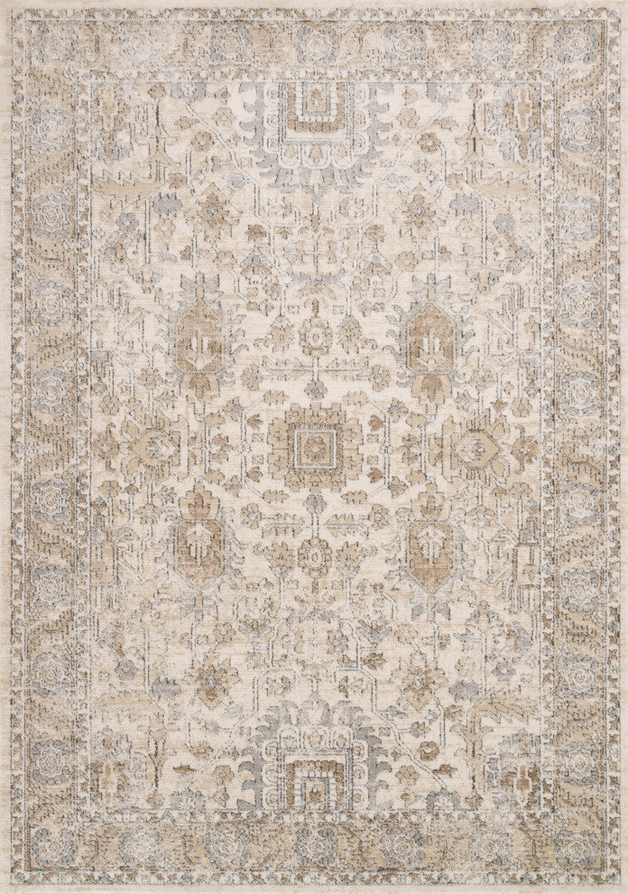 Teagan Area Rug by Loloi II, Ivory/Sand, 11'6"x15'