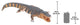 Stalking Swamp Alligator Statue