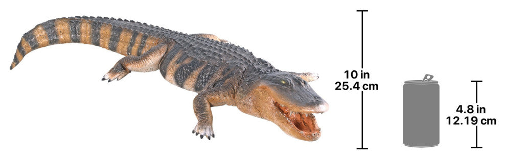 Stalking Swamp Alligator Statue