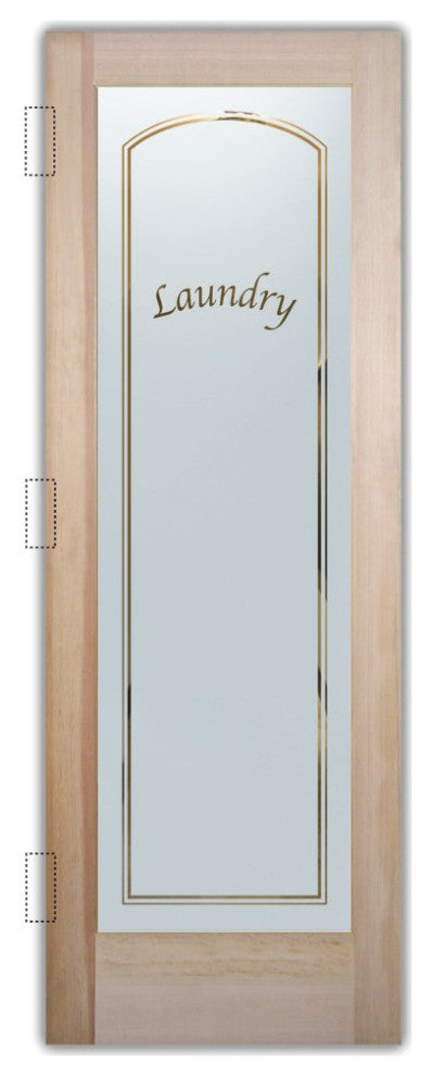 Laundry Door - Classic Arched - Douglas Fir (stain grade) - 32" x 84" -...