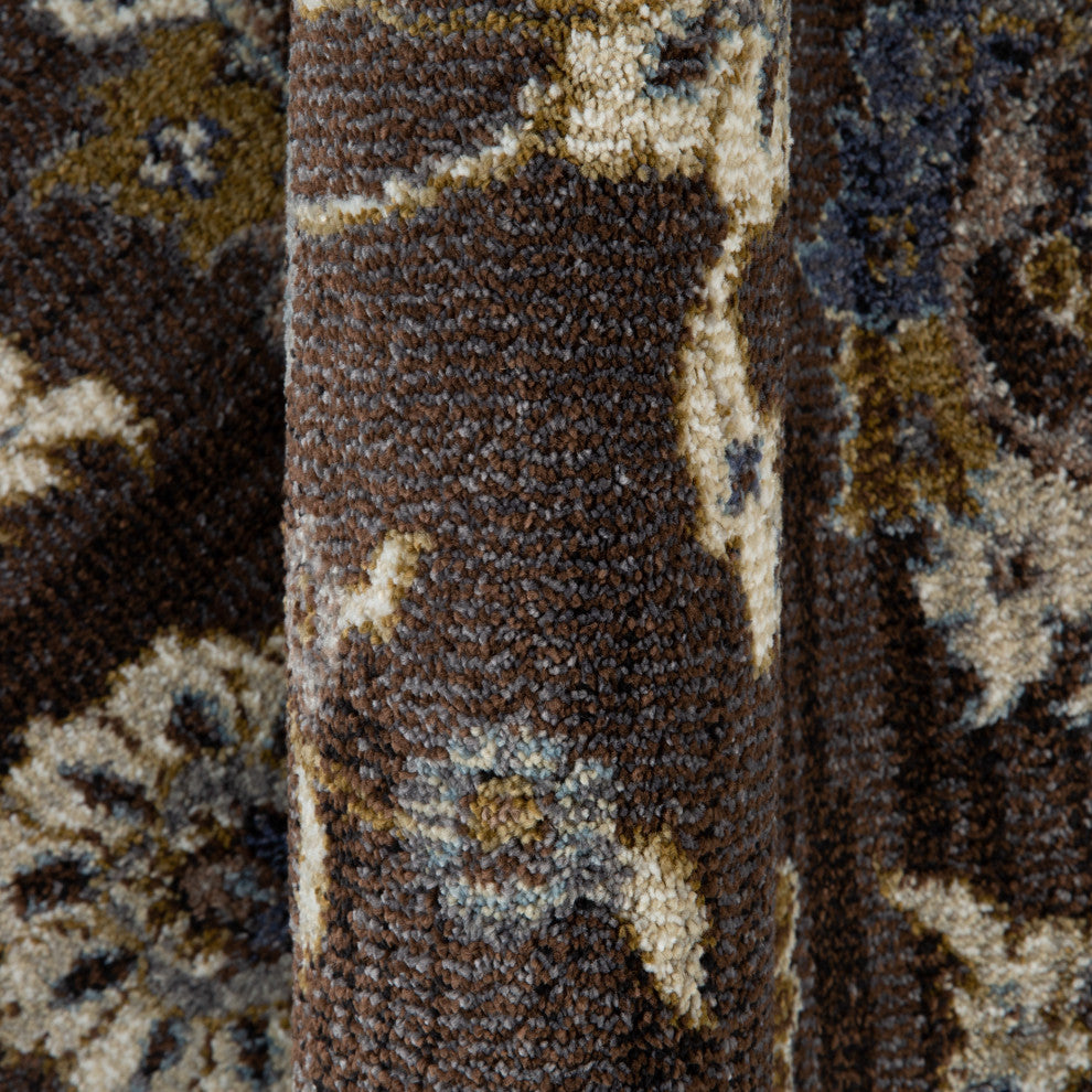 Jordan Bea Power-Loomed Polypropylene Area Rug, Brown, 7'10"x10'2"