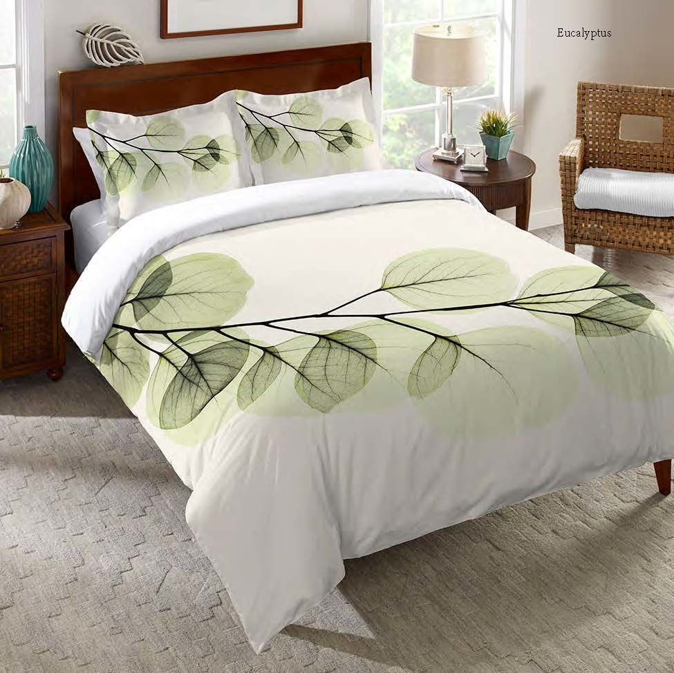 Laural Home Eucalyptus Comforter, Queen