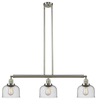 Innovations Lighting 213-Sn-G74-Led 3 Light Dimmable Led Island Light