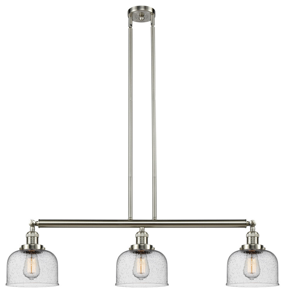 Innovations Lighting 213-Sn-G74-Led 3 Light Dimmable Led Island Light