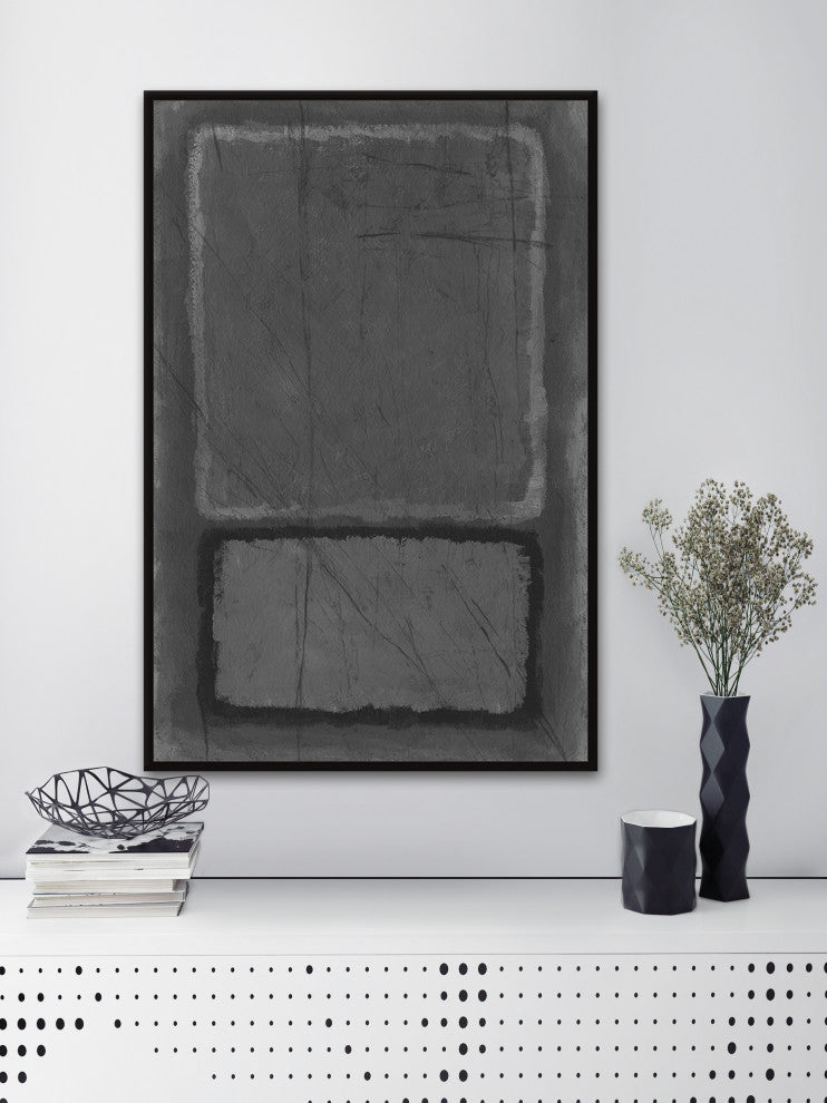 "Major Expansion" Floater Framed Painting Print on Canvas, 30x45