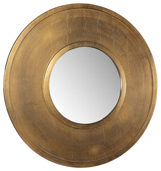 Uttermost Axel Round Brass Mirror