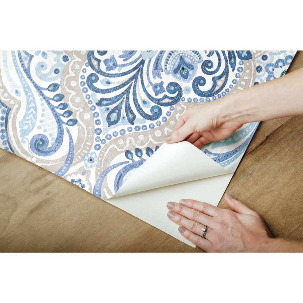 Bohemian Damask Peel & Stick Wallpaper