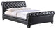 Modern Contemporary Bedroom Queen Bed Frame Black