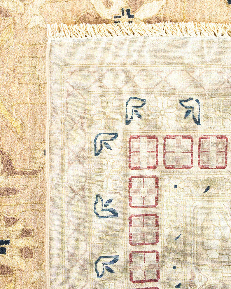 Reagan, One-of-a-Kind Hand-Knotted Area Rug Ivory, 9'0"x12'1"