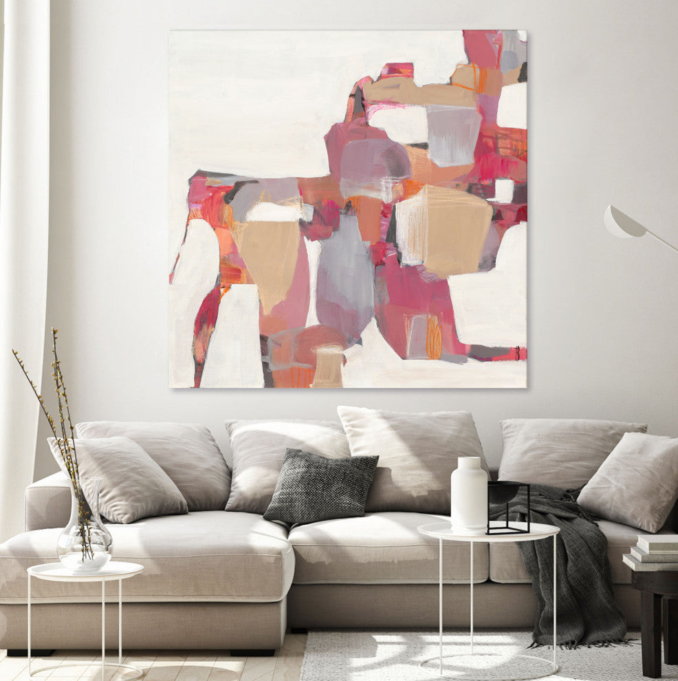 Geranium - 84 x 84 by Terri Burris