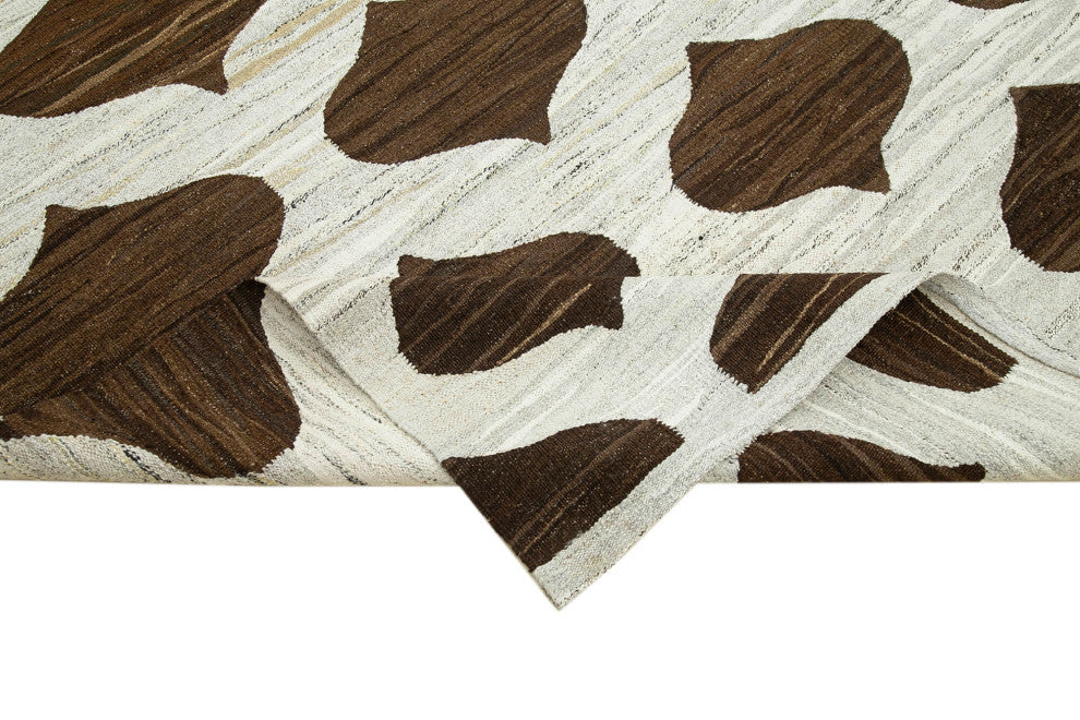 Rug N Carpet - Hand-knotted Turkish 7' 11'' x 10' 4'' Unique Wool Kilim Rug
