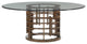 Meridien Round Dining Table With 60" Glass Top
