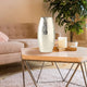 Sand-Cast Silver Table Vase