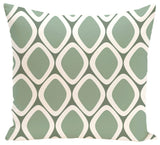Pebbles Geometric Print Pillow, Wintergreen, 26"x26"