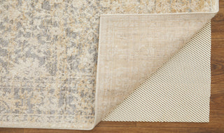 Wyllah Natural Distressed Rug, Gray/Beige, 4'3"x6'3"